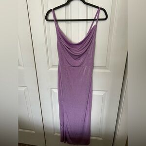 Cider Lilac Backless Dress